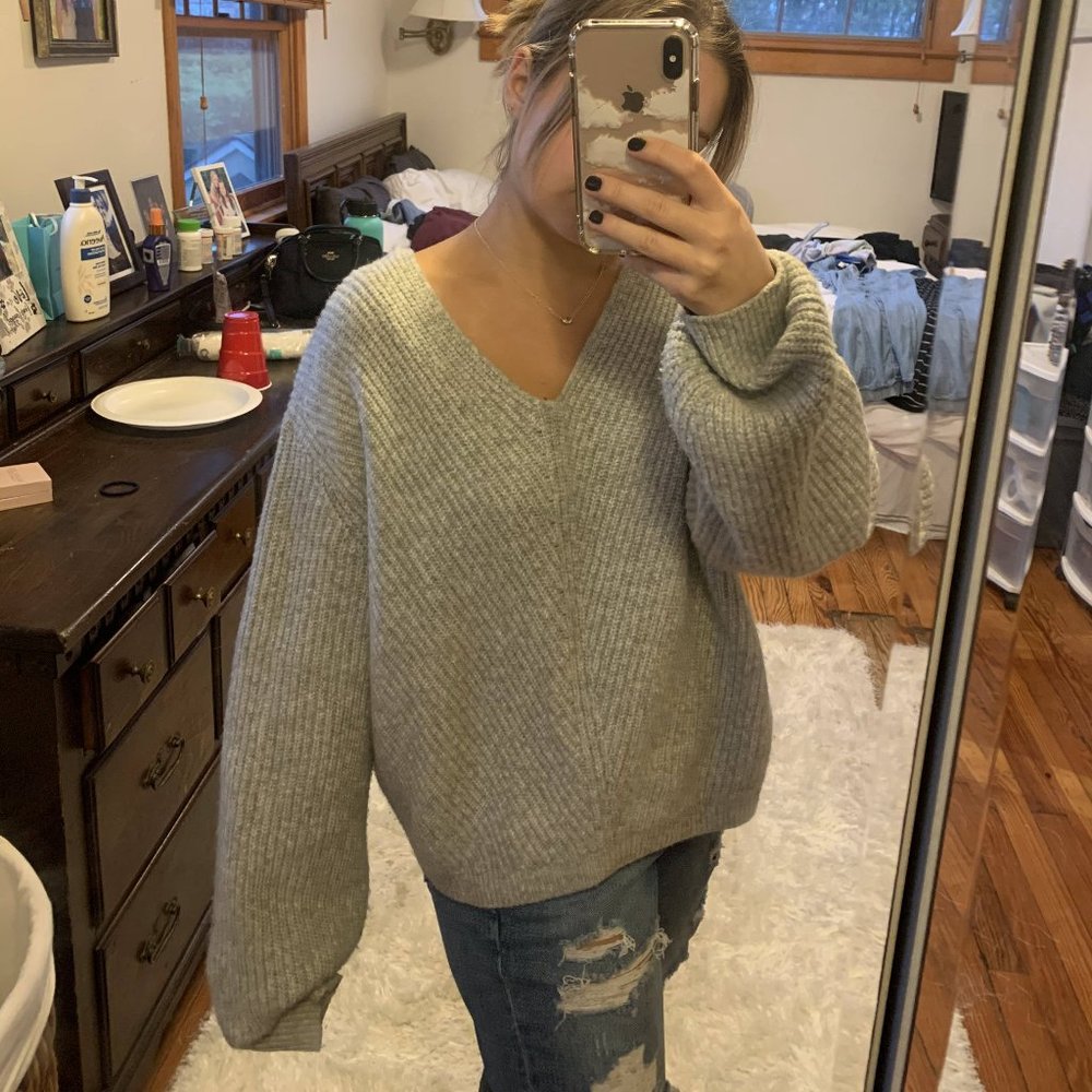 Oversized Grey Sweater